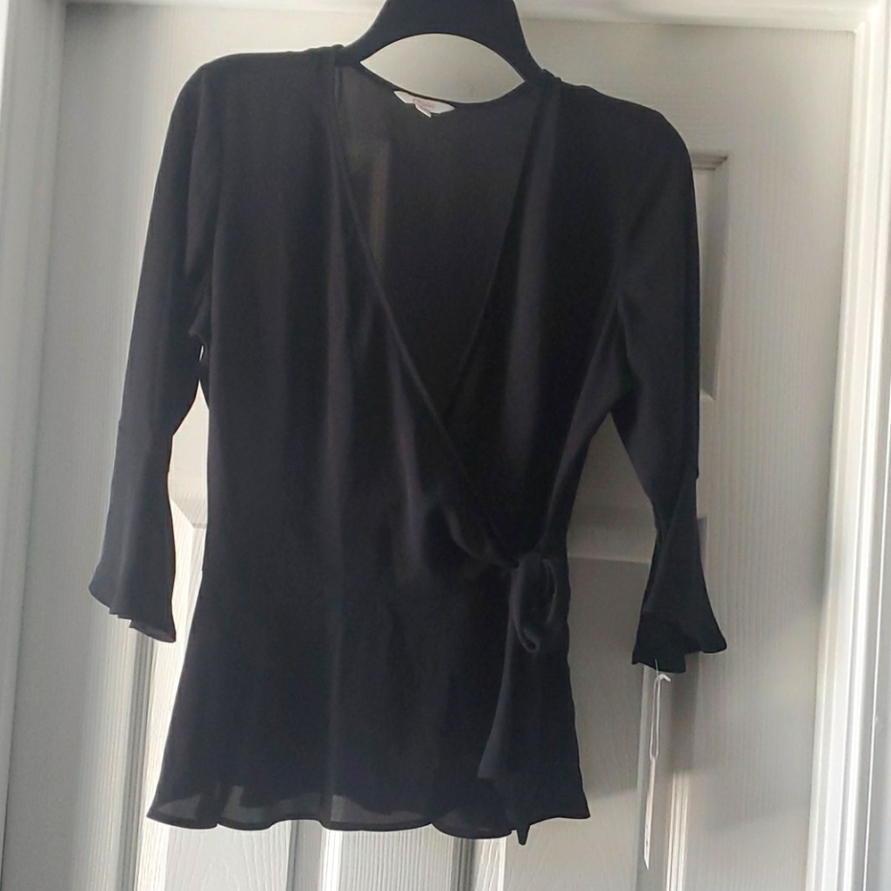 Black peplum